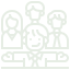 our vision icon in white colour